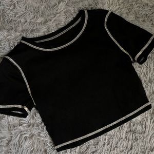 Black crop top!